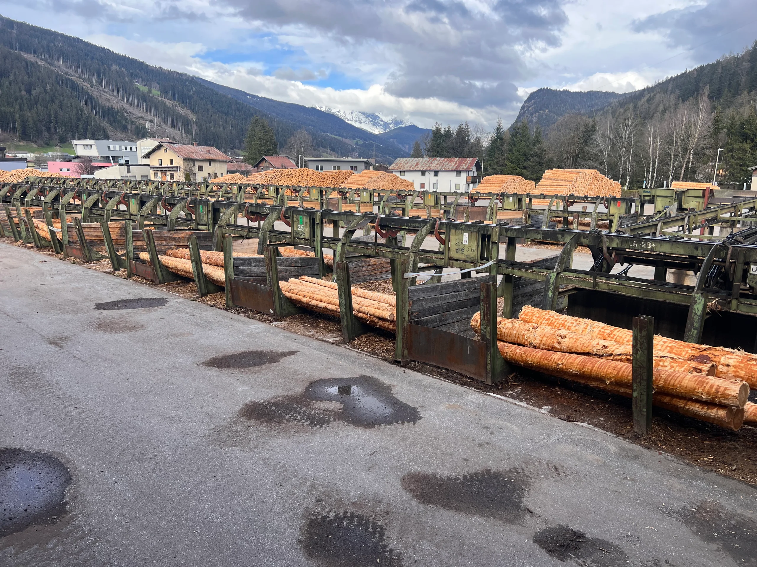 Log sorting plant with debarker - Image 4